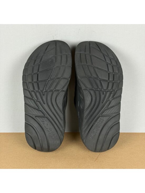 Hoka Ora Recovery Slide Sandals Mens 8 Womens 10 Black Slip On Casual Sport
